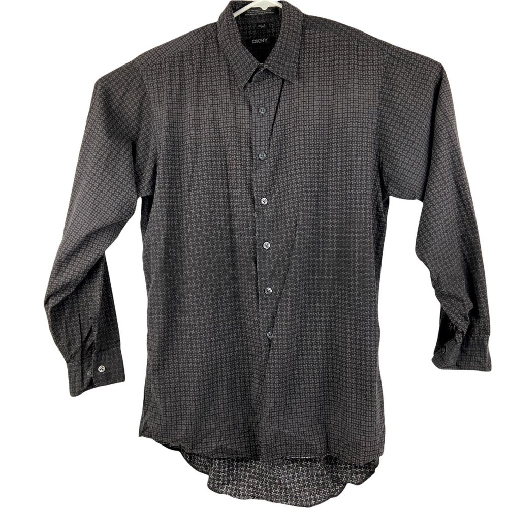 DKNY Jeans Long Sleeve Button Down Shirt SIze Large